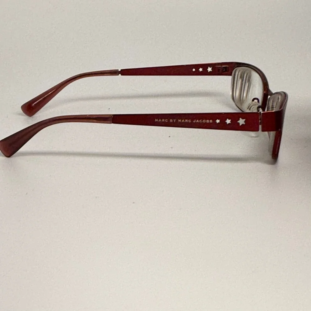 Marc by Marc Jacobs MM 516 Burgundy Star Detail Eyeglass Frames 51-16-135